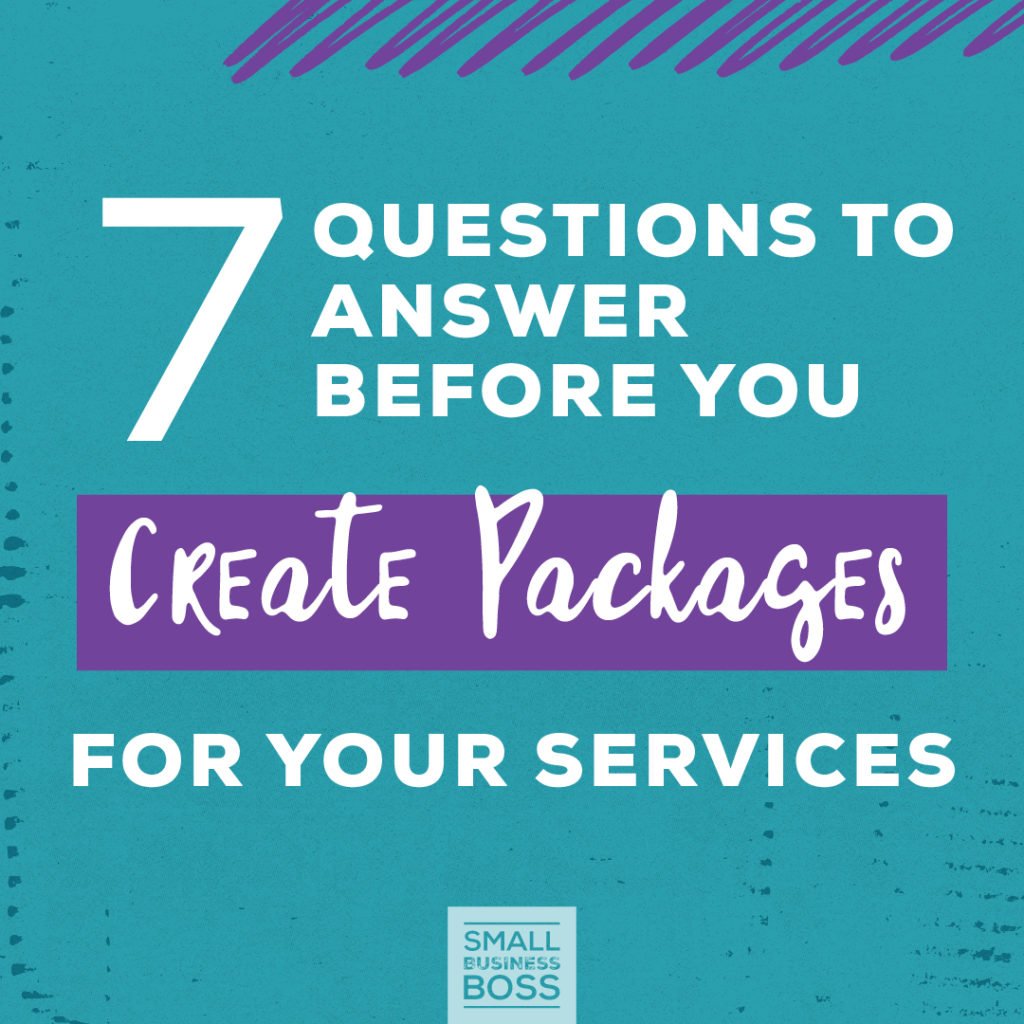 Create Packages for Your Services