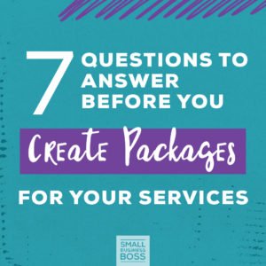 Create Packages for Your Services