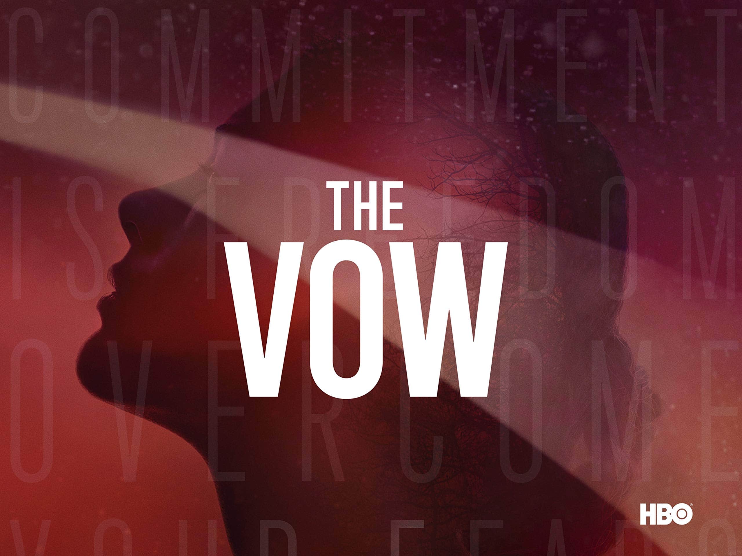 promotional graphic of The Vow on HBO