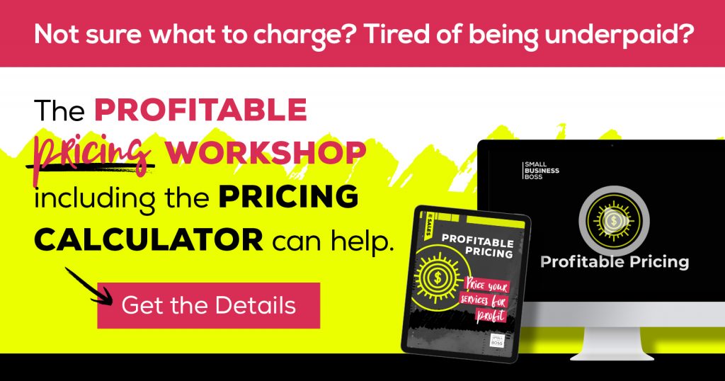 image of the profital pricing workshop with text that reads "get the details"