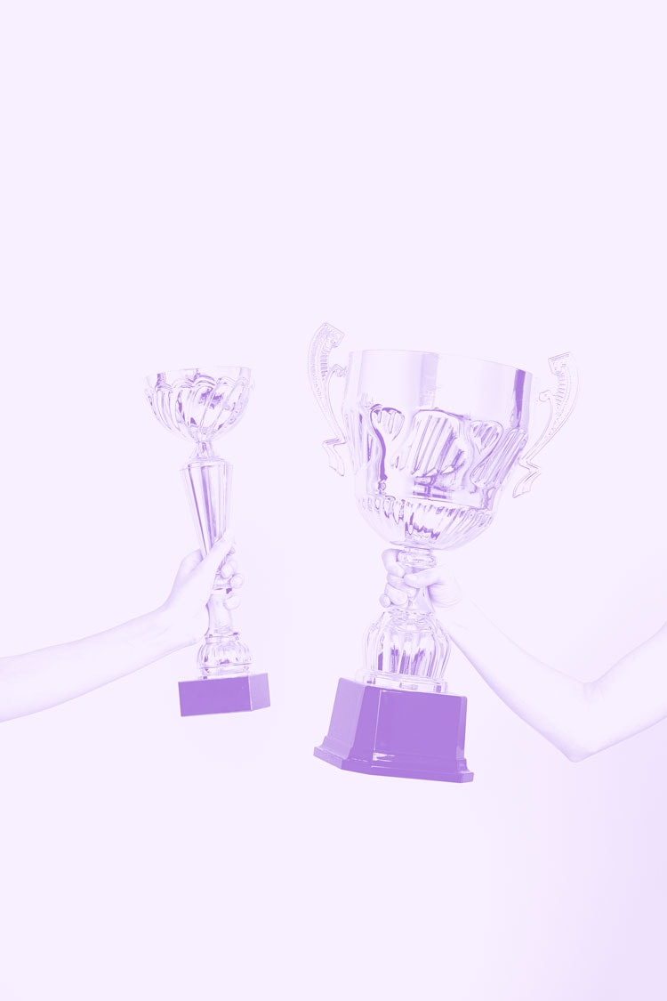Image of 2 trophies