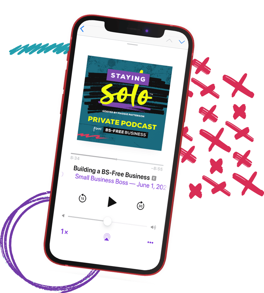 Staying Solo Private Podcast Mockup 1