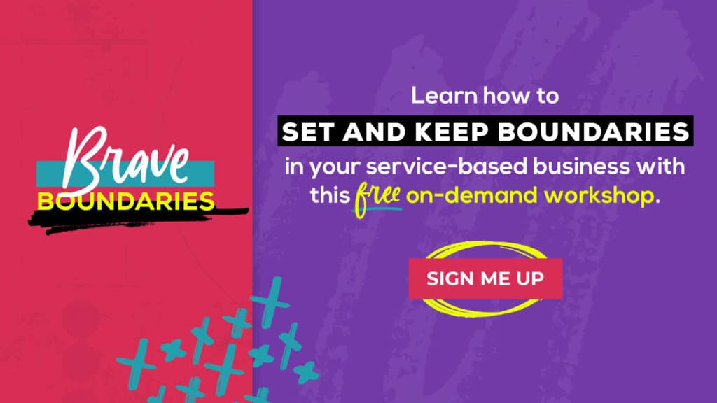 sign up for brave boundaries
