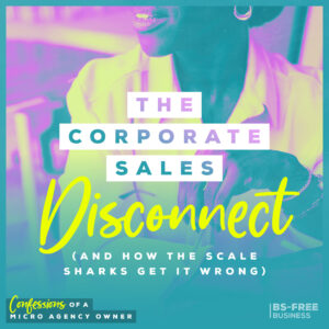 The Corporate Sales Disconnect (and How the Scale Sharks Get It Wrong)