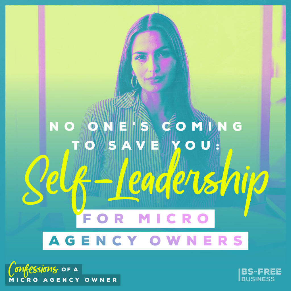No One’s Coming to Save You: Self-Leadership for Micro Agency Owners