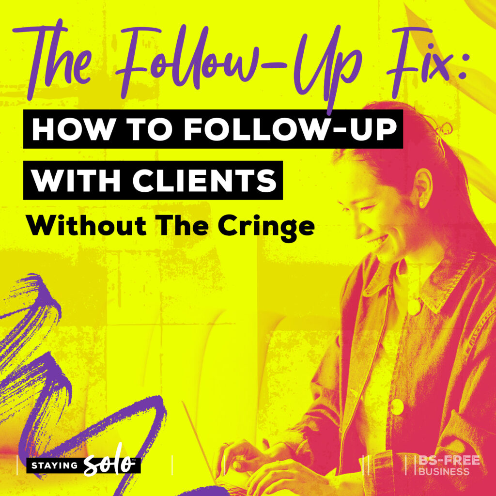 The Followup Fix The Follow-Up Fix: How to Follow Up with Clients Without the Cringe