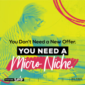 You Don’t Need a New Offer. You Need a Micro Niche.